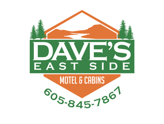 Dave’s East Side Motel & Cabins logo design by kunejo