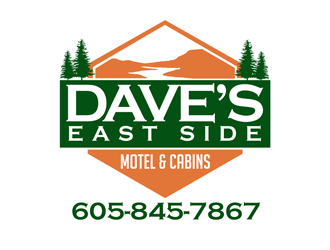 Dave’s East Side Motel & Cabins logo design by kunejo