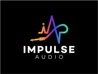 Impulse Audio logo design by Alfatih05