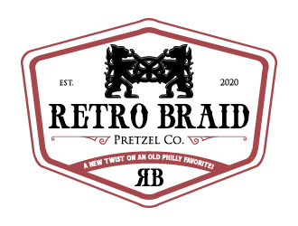 RetroBraid Pretzel Co. logo design by Ultimatum