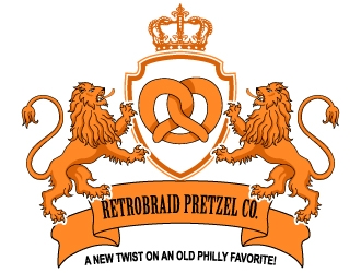 RetroBraid Pretzel Co. logo design by uttam