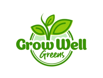 Grow Well greens logo design by adm3