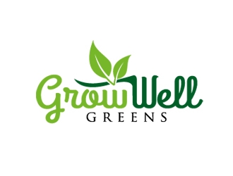 Grow Well greens logo design by Aslam