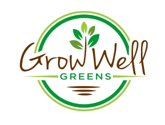 Grow Well greens logo design by aura