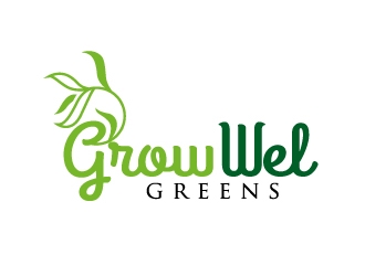 Grow Well greens logo design by Aslam