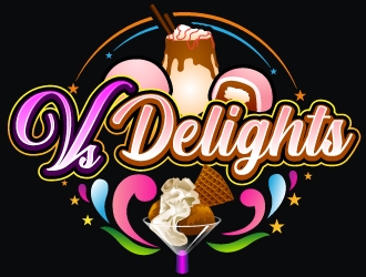 Vs Delights logo design by Suvendu