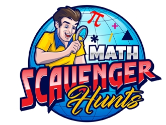 Math Scavenger Hunts logo design by DreamLogoDesign