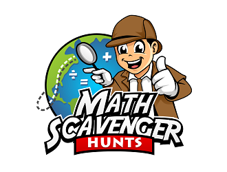 Math Scavenger Hunts logo design by haze