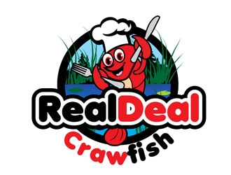 Real Deal Crawfish logo design by creativemind01