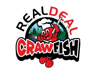 Real Deal Crawfish logo design by creativemind01