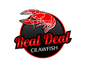 Real Deal Crawfish logo design by haze