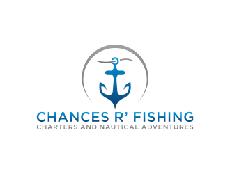 Chances R’ Fishing Charters and Nautical Adventures logo design by checx