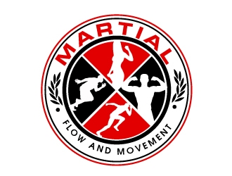 Martial Flow and Movement  logo design by AamirKhan
