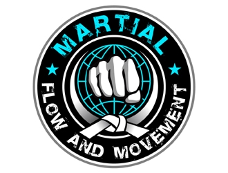 Martial Flow and Movement  logo design by MAXR