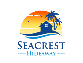Seacrest Hideaway logo design by Girly