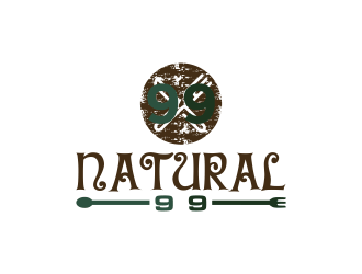 NATURAL 99 logo design by luckyprasetyo
