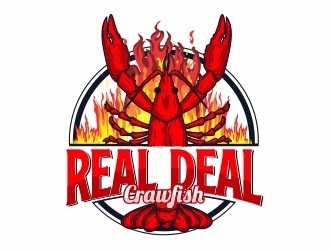 Real Deal Crawfish logo design by Alfatih05