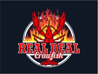Real Deal Crawfish logo design by Alfatih05