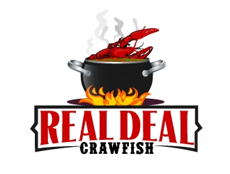 Real Deal Crawfish logo design by AamirKhan