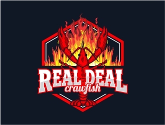 Real Deal Crawfish logo design by Alfatih05