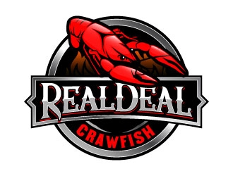 Real Deal Crawfish logo design by daywalker