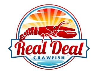 Real Deal Crawfish logo design by Kirito