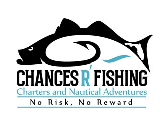 Chances R’ Fishing Charters and Nautical Adventures logo design by DreamLogoDesign