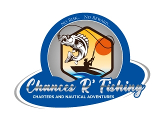 Chances R’ Fishing Charters and Nautical Adventures logo design by Aslam