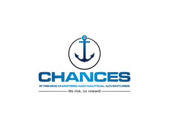 Chances R’ Fishing Charters and Nautical Adventures logo design by luckyprasetyo