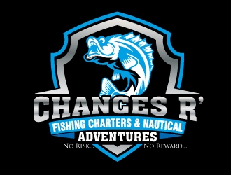 Chances R’ Fishing Charters and Nautical Adventures logo design by Aslam