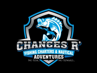 Chances R’ Fishing Charters and Nautical Adventures logo design by Aslam