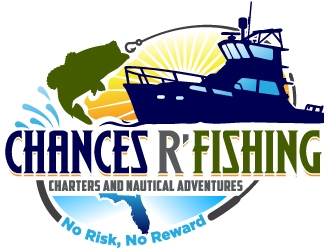 Chances R’ Fishing Charters and Nautical Adventures logo design by Suvendu