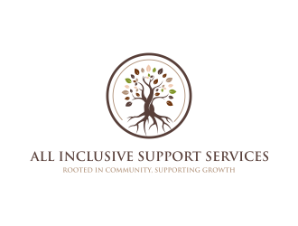 All Inclusive Support Services (AISS) logo design by exitum