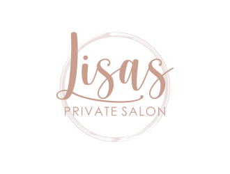 Lisas Private Salon logo design by BlessedArt