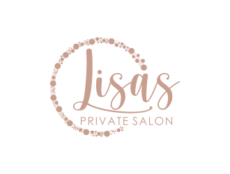 Lisas Private Salon logo design by BlessedArt