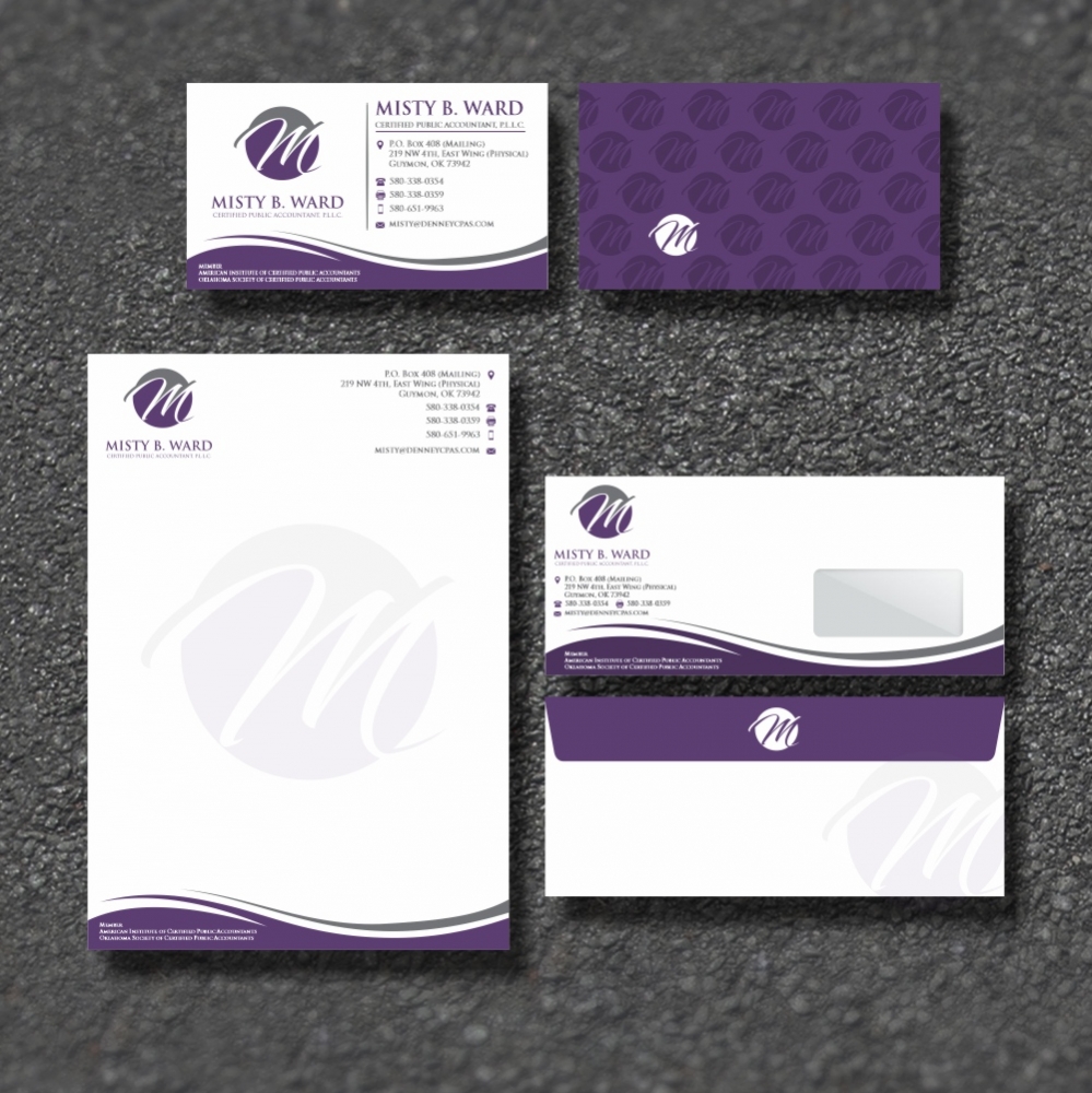 Misty B. Ward, Certified Public Accountant, P.L.L.C. logo design by ManishKoli