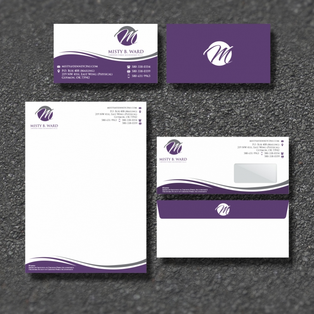 Misty B. Ward, Certified Public Accountant, P.L.L.C. logo design by ManishKoli
