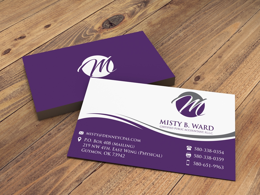 Misty B. Ward, Certified Public Accountant, P.L.L.C. logo design by ManishKoli
