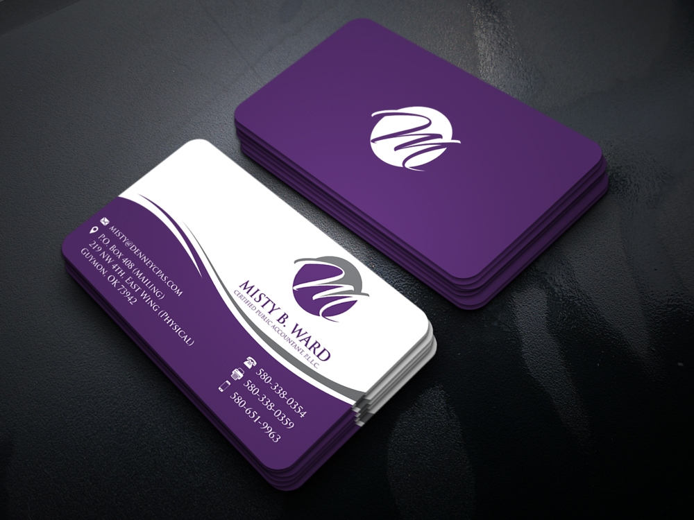 Misty B. Ward, Certified Public Accountant, P.L.L.C. logo design by ManishKoli