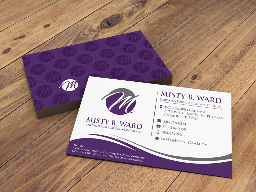Misty B. Ward, Certified Public Accountant, P.L.L.C. logo design by ManishKoli