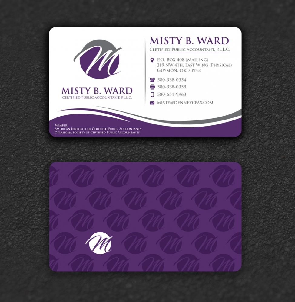Misty B. Ward, Certified Public Accountant, P.L.L.C. logo design by ManishKoli