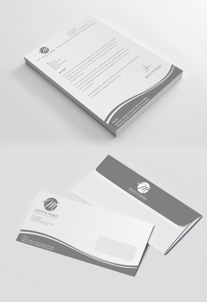 Misty B. Ward, Certified Public Accountant, P.L.L.C. logo design by zizze23