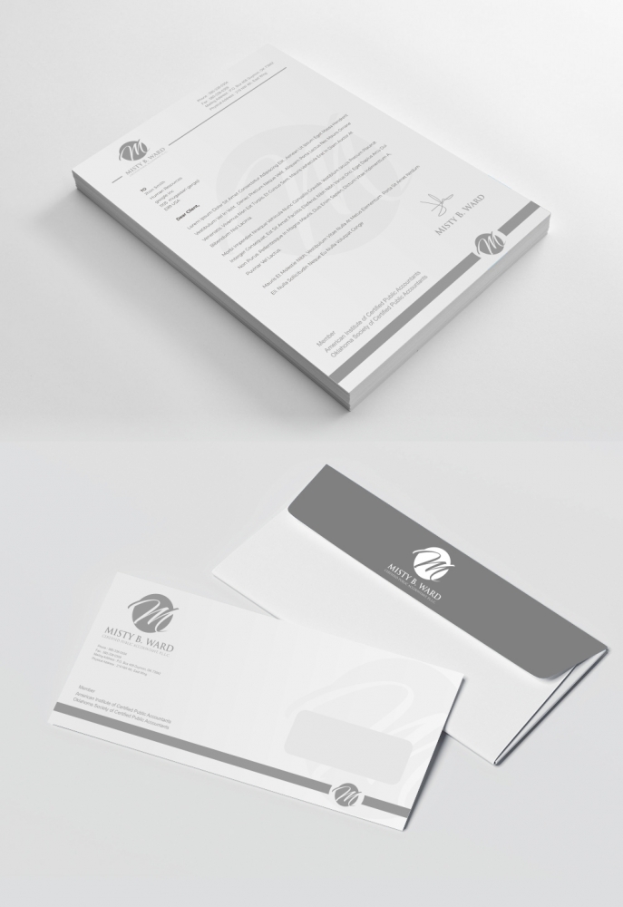 Misty B. Ward, Certified Public Accountant, P.L.L.C. logo design by zizze23