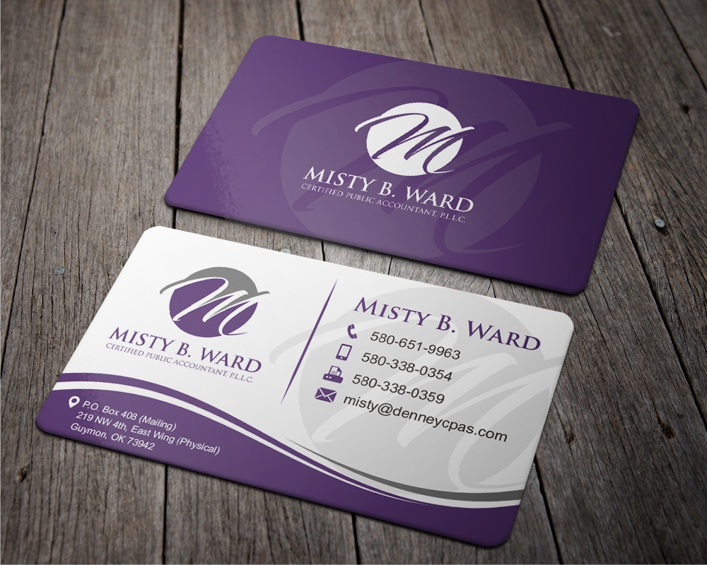 Misty B. Ward, Certified Public Accountant, P.L.L.C. logo design by zizze23