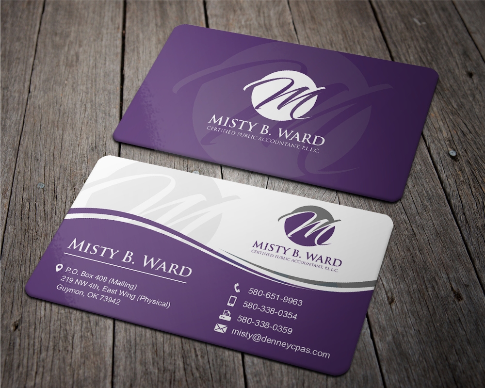 Misty B. Ward, Certified Public Accountant, P.L.L.C. logo design by zizze23