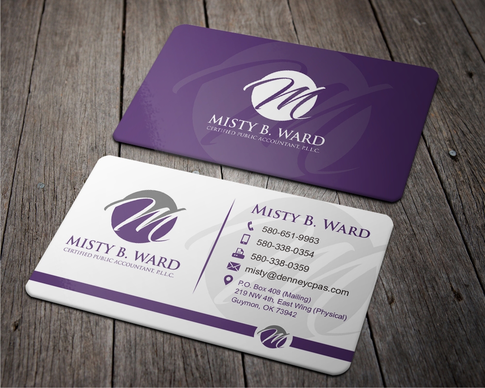 Misty B. Ward, Certified Public Accountant, P.L.L.C. logo design by zizze23