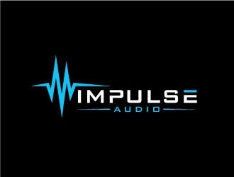 Impulse Audio logo design by invento