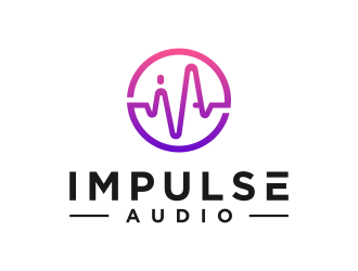 Impulse Audio logo design by exitum