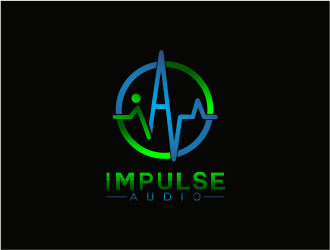 Impulse Audio logo design by up2date