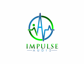 Impulse Audio logo design by up2date